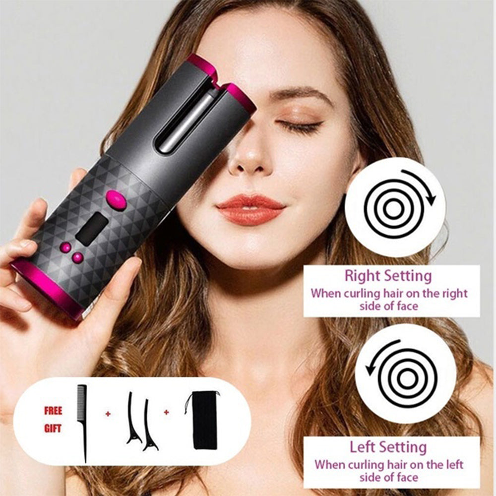 Cordless Automatic Rotating Hair Curler